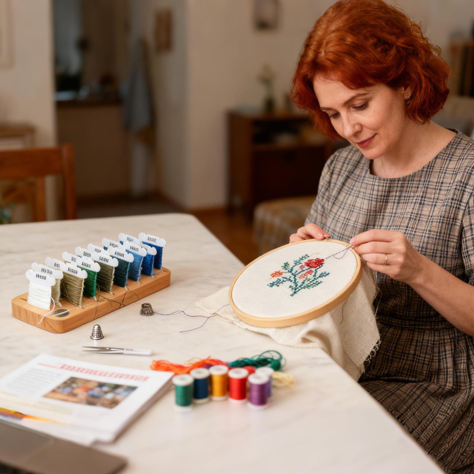Embroidery Artist - Органайзер для ниток для вышивания, 15