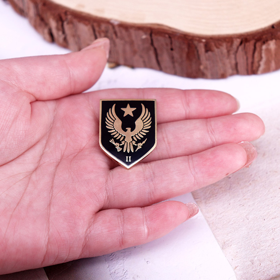 Embroidery Alpha - Эмалированная булавка с логотипом программы Spartan-II
