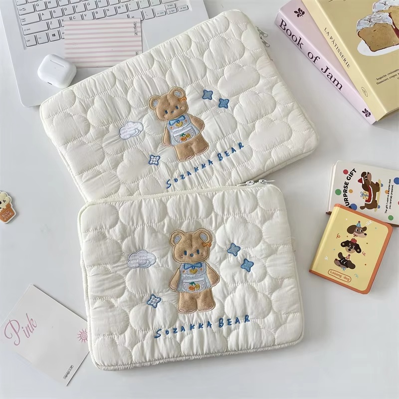 Embroidery Journal Book - Мягкая сумка для ноутбука с мультяшной