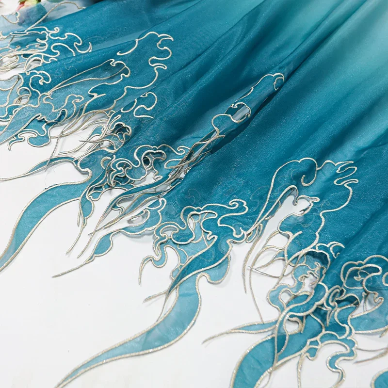 Embroidery Skirt - Ткань с вышивкой в китайском стиле,
