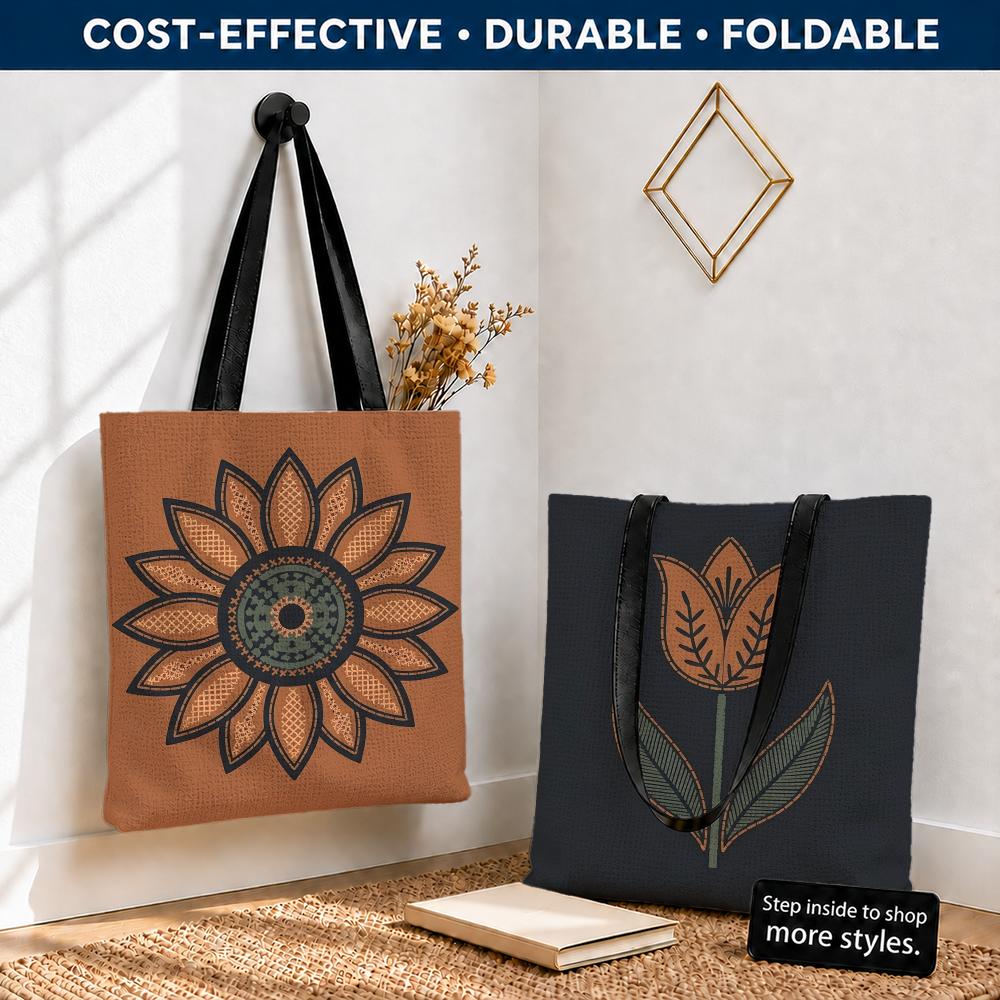 Embroidery Effect Canva - Сумки для хранения с эффектом ретро-вышивки