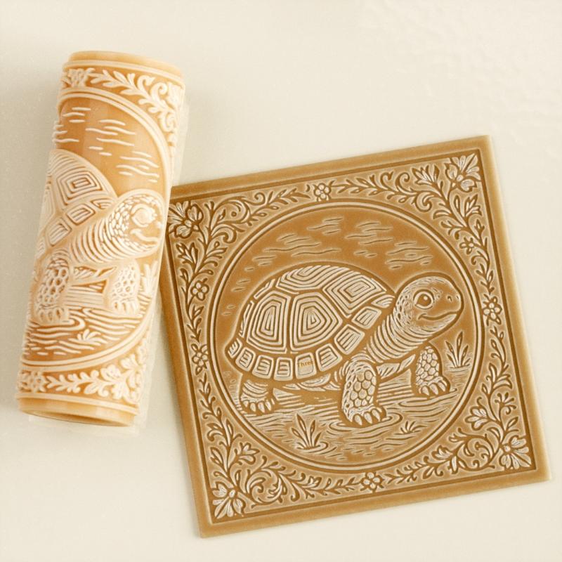 Валик для глины с узором «Цвет – обзор и цена Embroidery Texture
