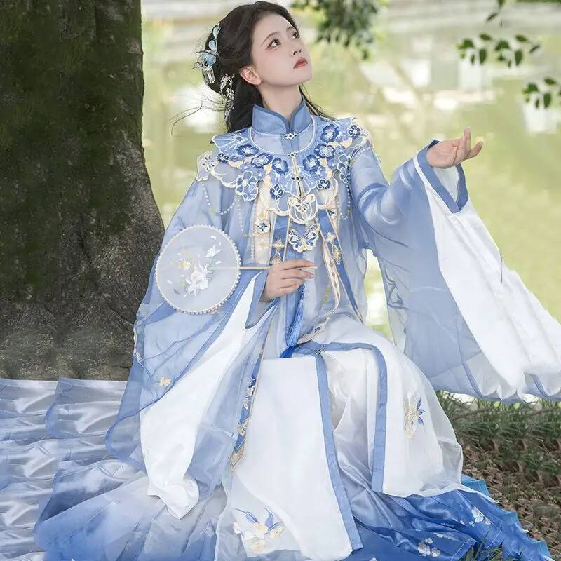 Двойной месяц [Лан Цзинь Луо]  – обзор и цена Embroidery Skirt