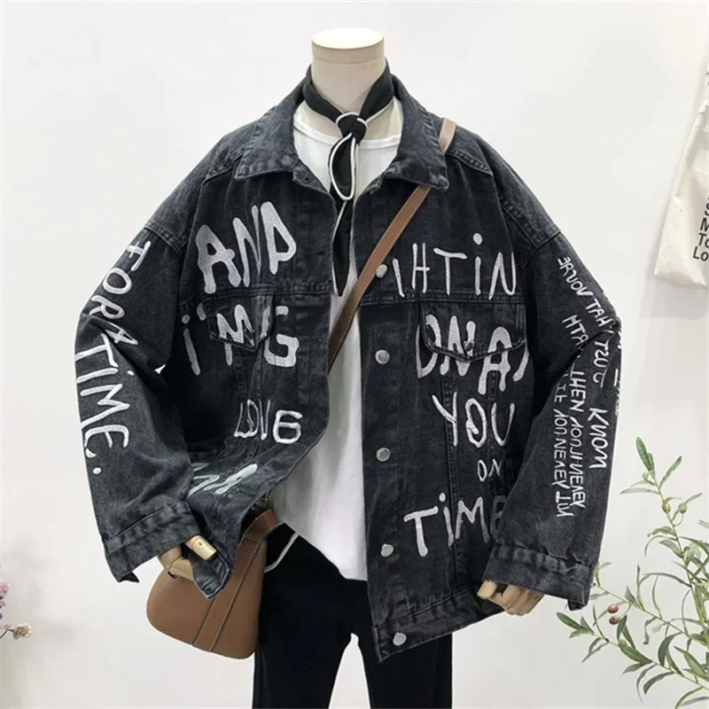 Осенняя корейская джинсовая ку – обзор и цена Embroidery Jacket Jeans