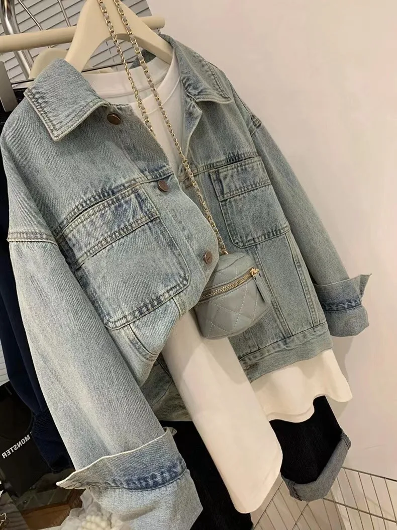 Джинсовое пальто женское Y2k в – обзор и цена Embroidery Jacket Jeans