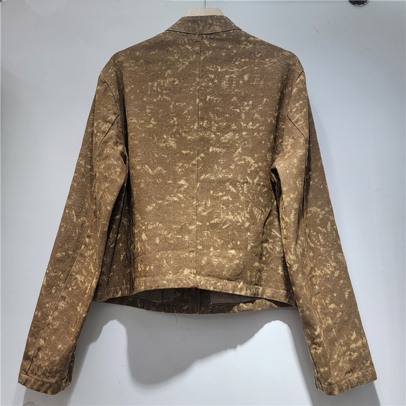 Весенняя модная джинсовая курт – обзор и цена Embroidery Jacket Jeans