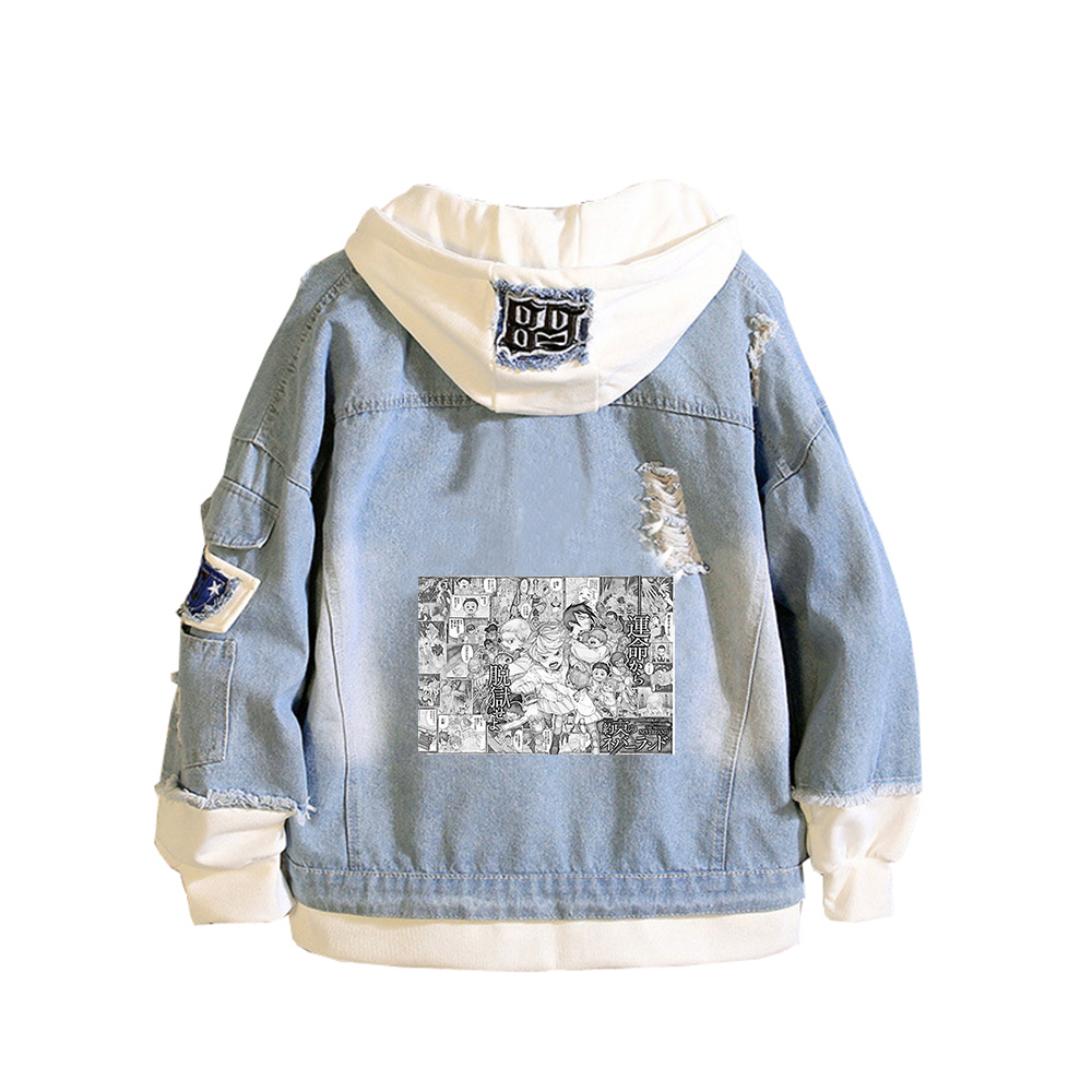 Джинсовые куртки в стиле аниме – обзор и цена Embroidery Jacket Jeans