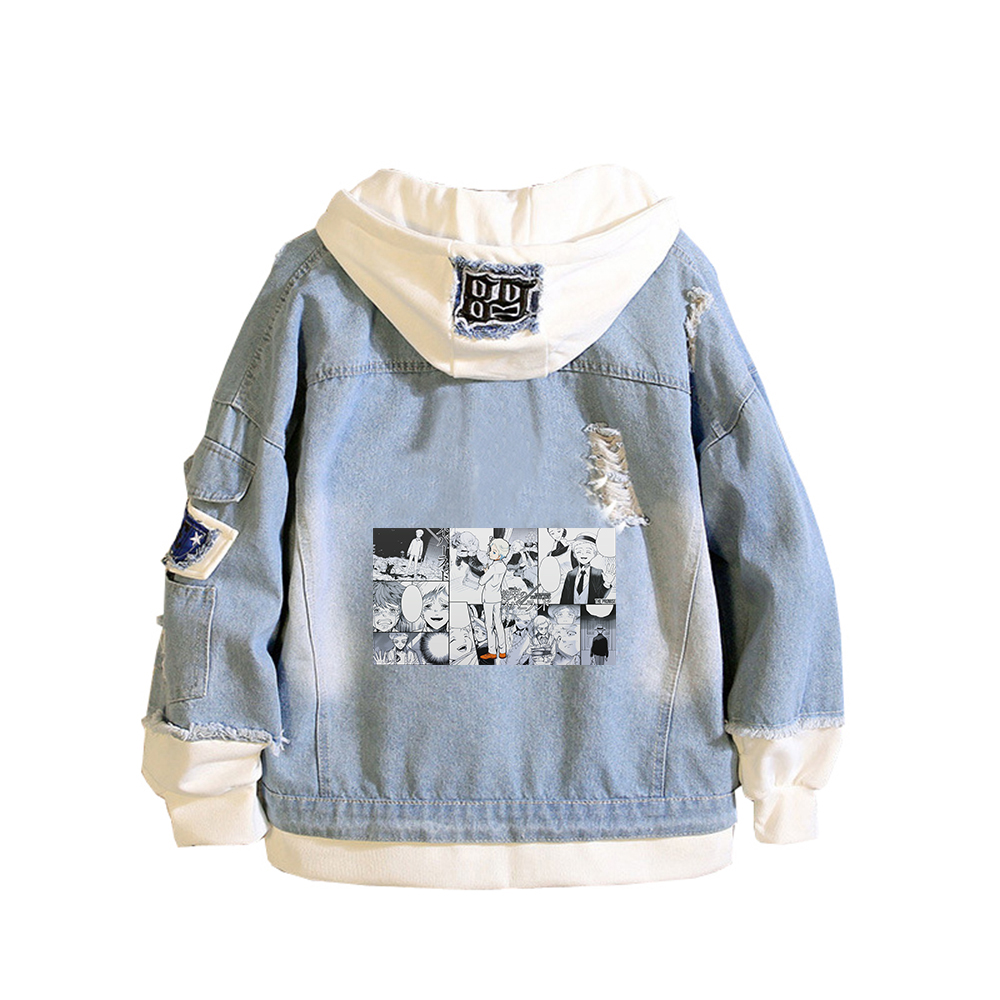Джинсовые куртки в стиле аниме – обзор и цена Embroidery Jacket Jeans
