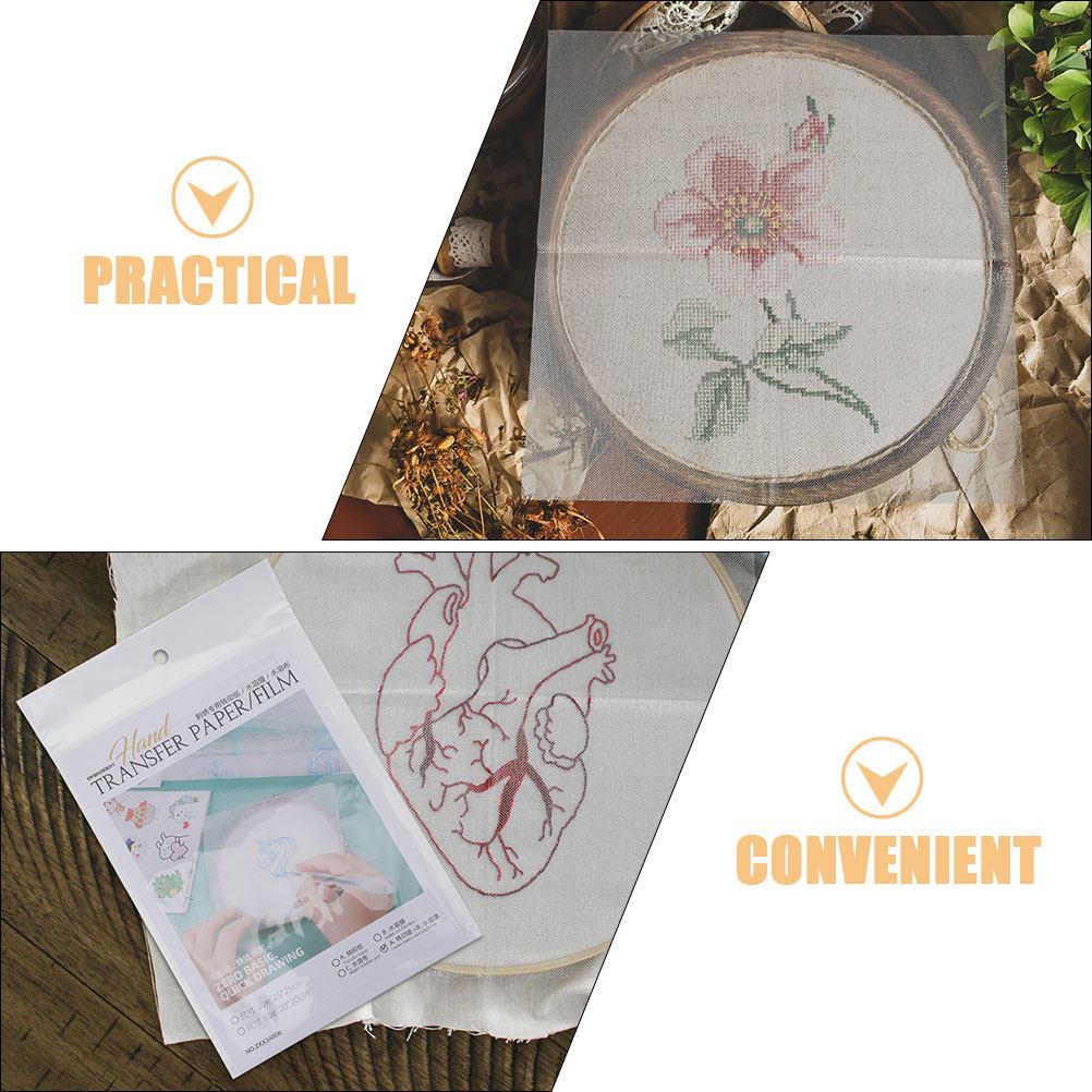 8 шт. водорастворимых трафарет – обзор и цена Embroidery Free Pattern