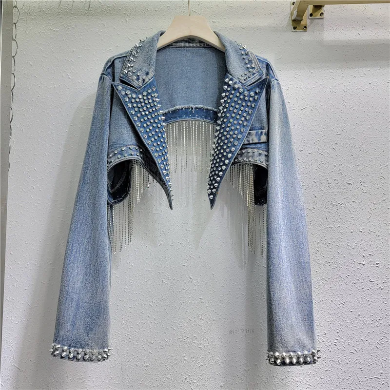Джинсовая куртка со стразами и – обзор и цена Embroidery Jacket Jeans