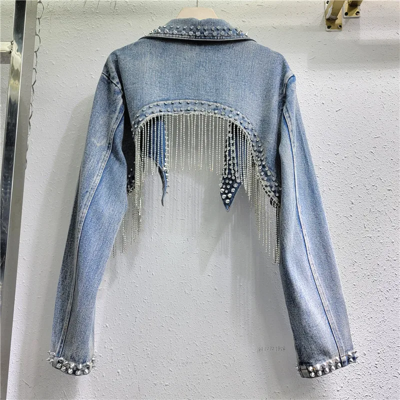 Джинсовая куртка со стразами и – обзор и цена Embroidery Jacket Jeans