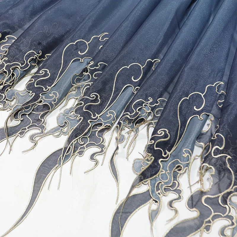 Ткань с вышивкой в китайском с – обзор и цена Embroidery Skirt