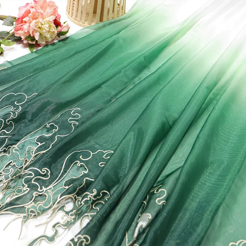 Ткань с вышивкой в китайском с – обзор и цена Embroidery Skirt