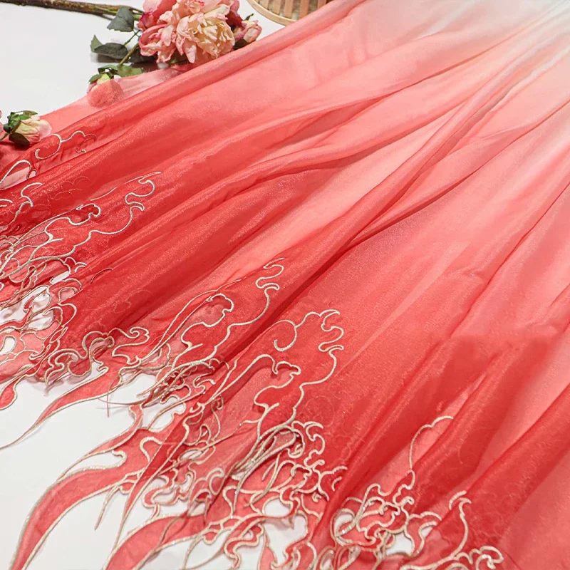 Ткань с вышивкой в китайском с – обзор и цена Embroidery Skirt