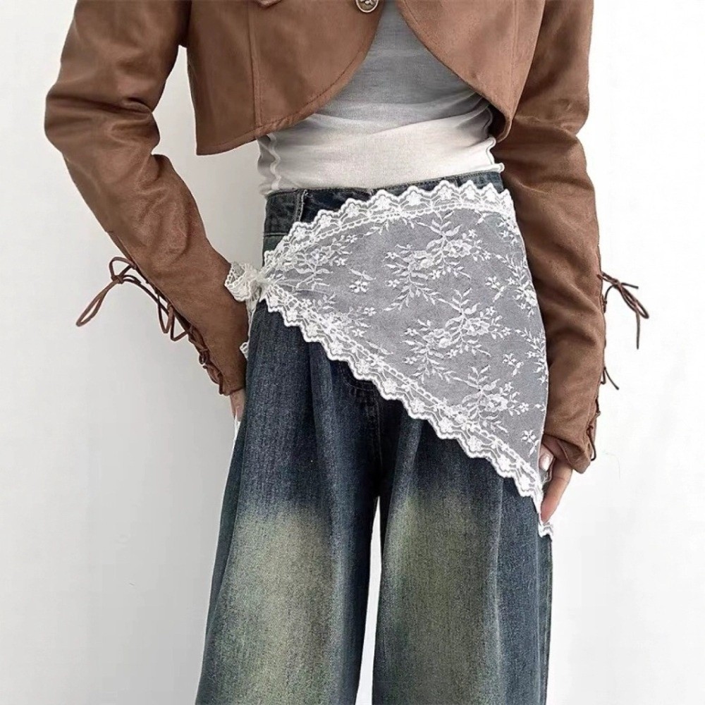 Юбка-полусолнце в корейском ст – обзор и цена Embroidery Skirt