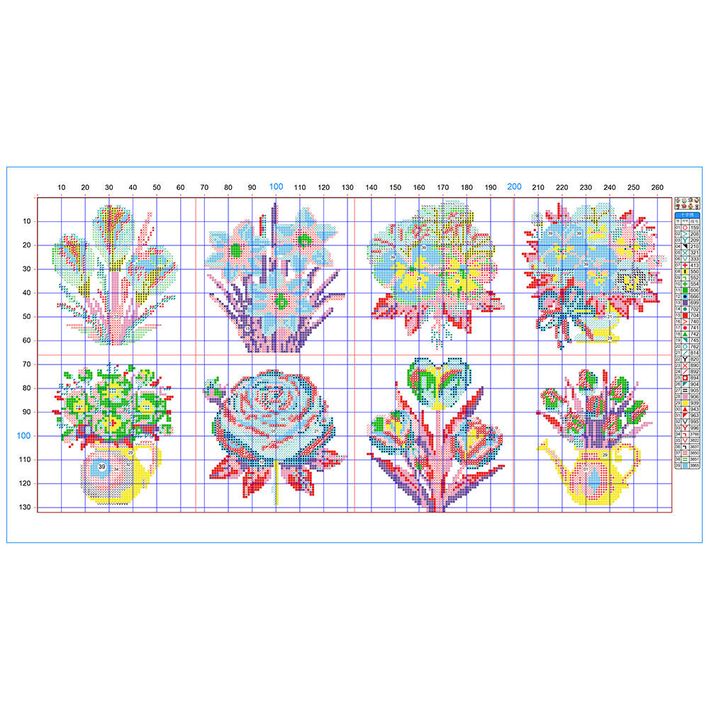 Набор для вышивания Evershine: – обзор и цена Embroidery Design Patterns Flowers