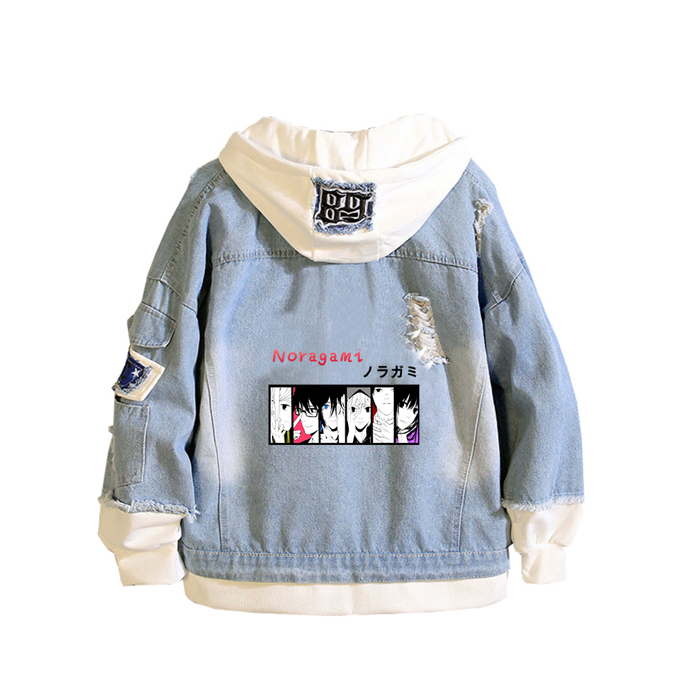 Noragami ARAGOTO женская джинс – обзор и цена Embroidery Jacket Jeans
