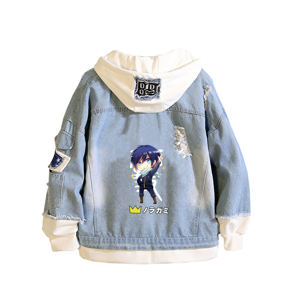 Noragami ARAGOTO женская джинс – обзор и цена Embroidery Jacket Jeans