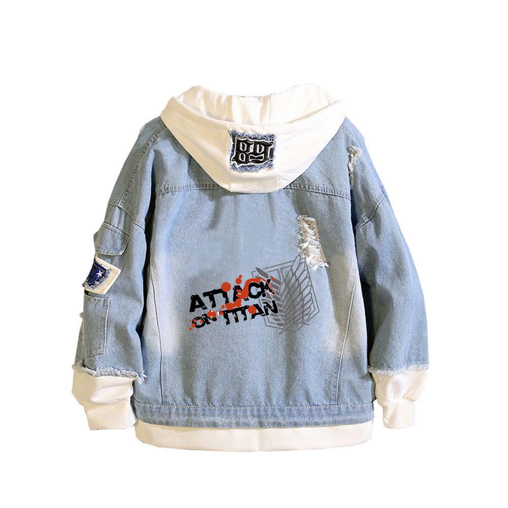 Джинсовые куртки в стиле аниме – обзор и цена Embroidery Jacket Jeans