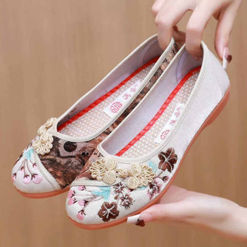 Женские парусиновые туфли в ки – обзор и цена Embroidery Canvas