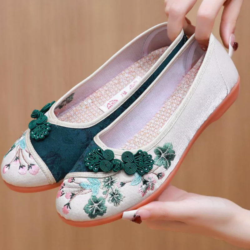 Женские парусиновые туфли в ки – обзор и цена Embroidery Canvas